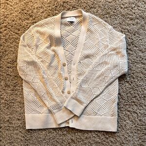 American Eagle Outfitters Ivory Knit Sweater. Size M.